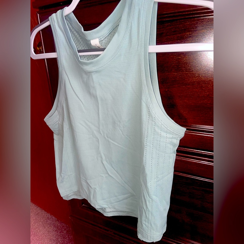 Light blue tank lulu lemon size 2